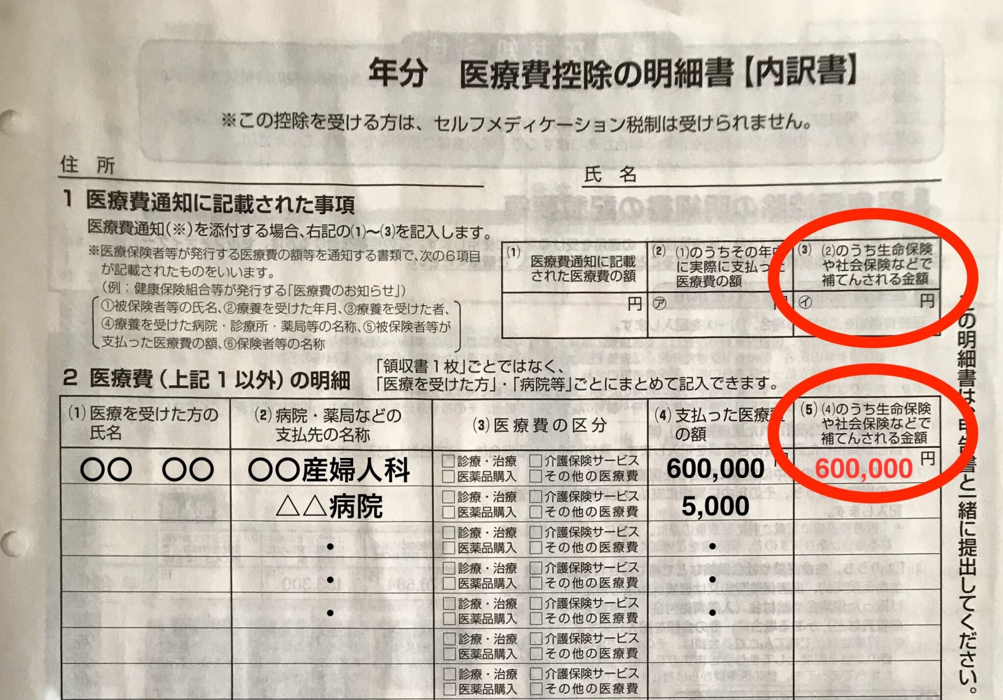 【確定申告】知らないと損!帝王切開で出産した場合の医療費控除の書き方 あずましい暮らし